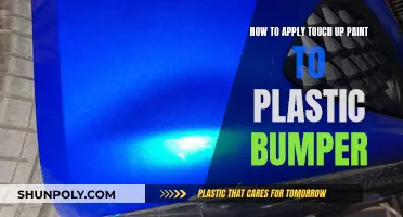 Touch-Up Paint: Reviving Your Plastic Bumper's Appearance