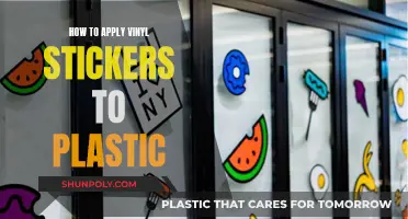 Applying Vinyl Stickers to Plastic: A Step-by-Step Guide