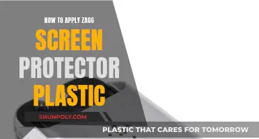 Applying ZAGG Screen Protector: Easy Plastic Protection