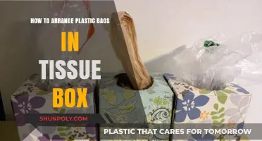 Organize Plastic Bags Neatly: A Tissue Box Storage Solution