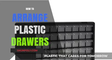 Organizing Made Easy: A Guide to Arranging Plastic Drawers