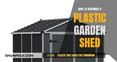 Assembling a Plastic Garden Shed: Easy Steps to Follow