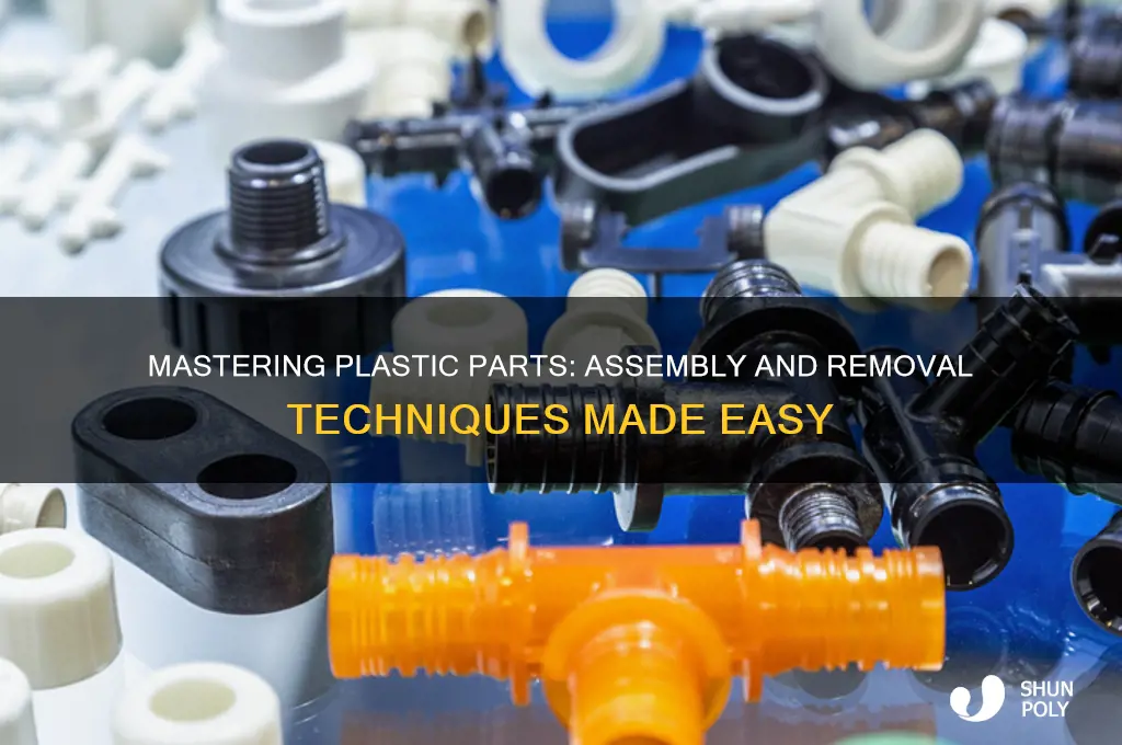 how to assemble and remove plastic parst