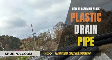Assembling Black Plastic Drain Pipes: A Step-by-Step Guide
