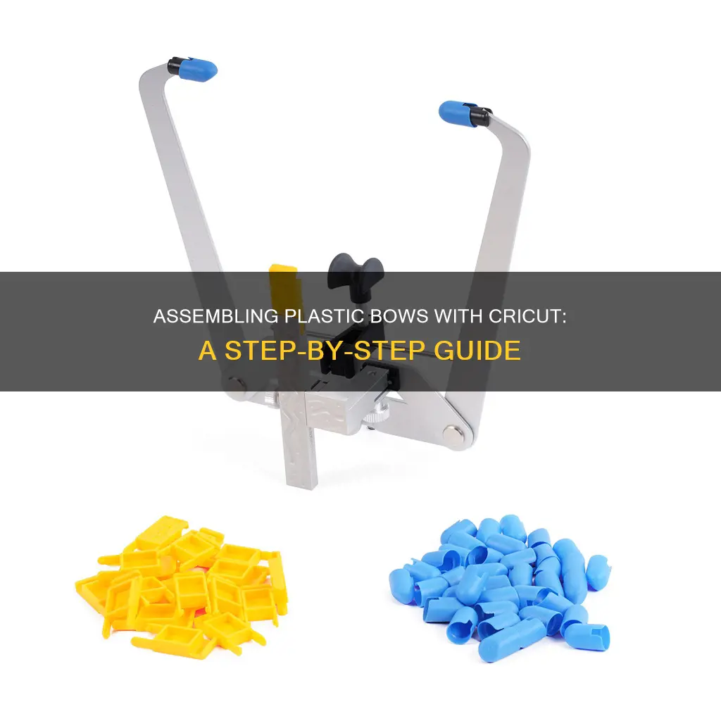 how to assemble plastic bows cricut