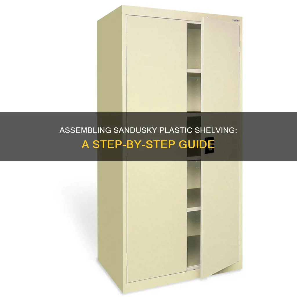 how to assemble sandusky plastic shelving