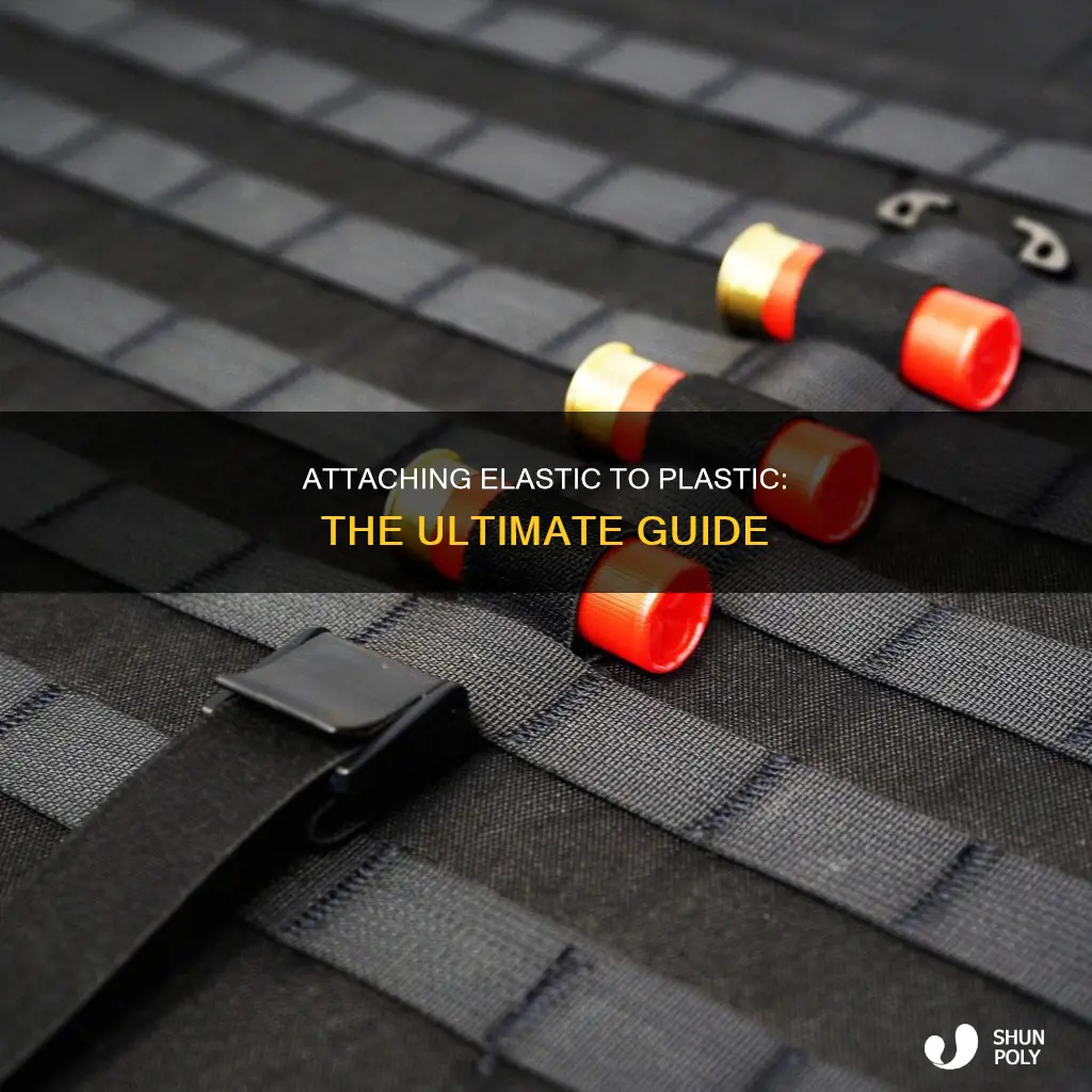 how to attach elastic to plastic