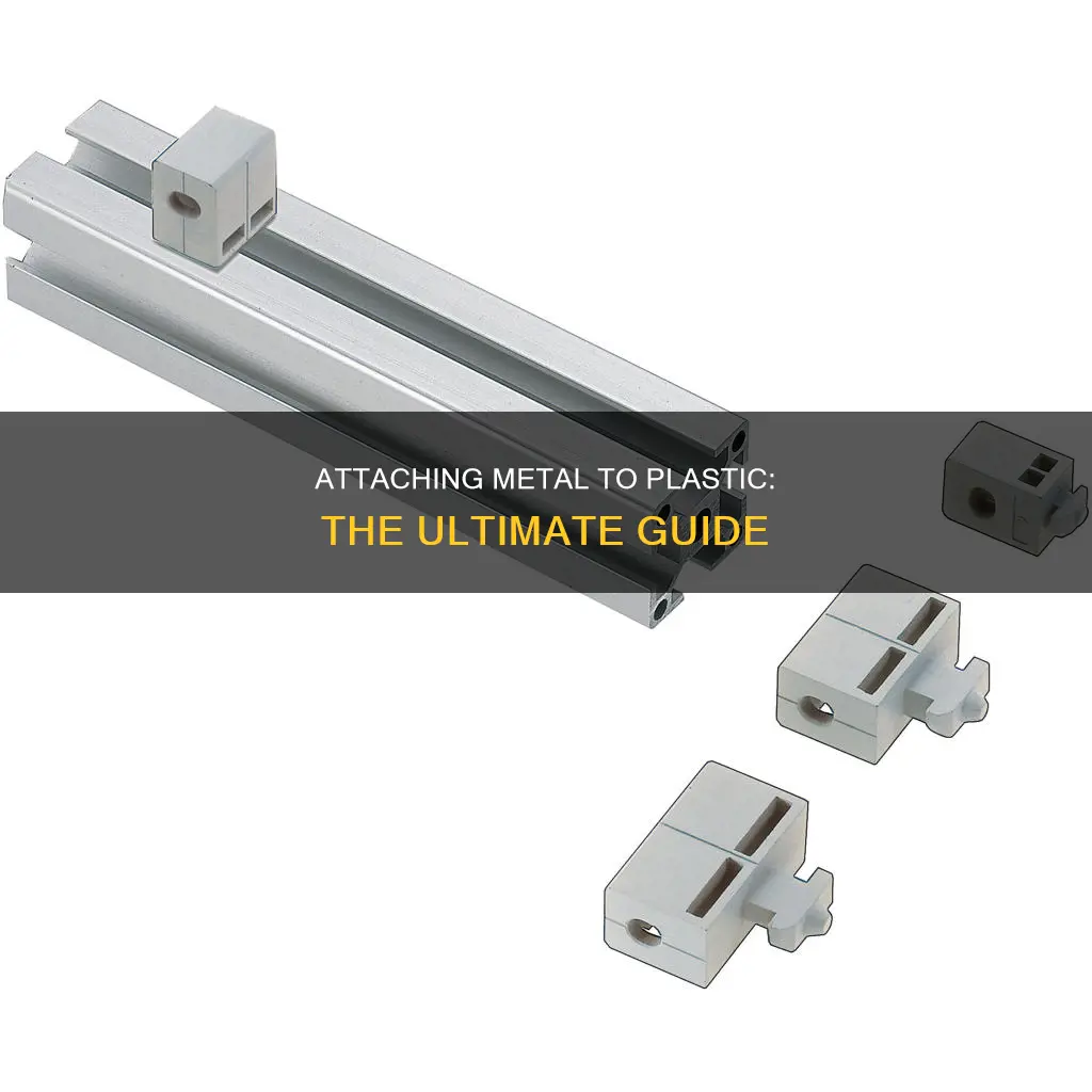 how to attach metal to plastic board