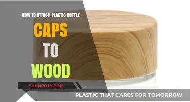 Creative DIY: Attaching Plastic Bottle Caps to Wood Easily