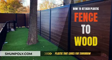 Attaching Plastic Fence to Wood: Best Methods
