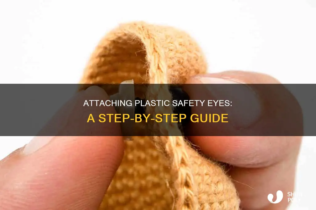 how to attach plastic safety eyes