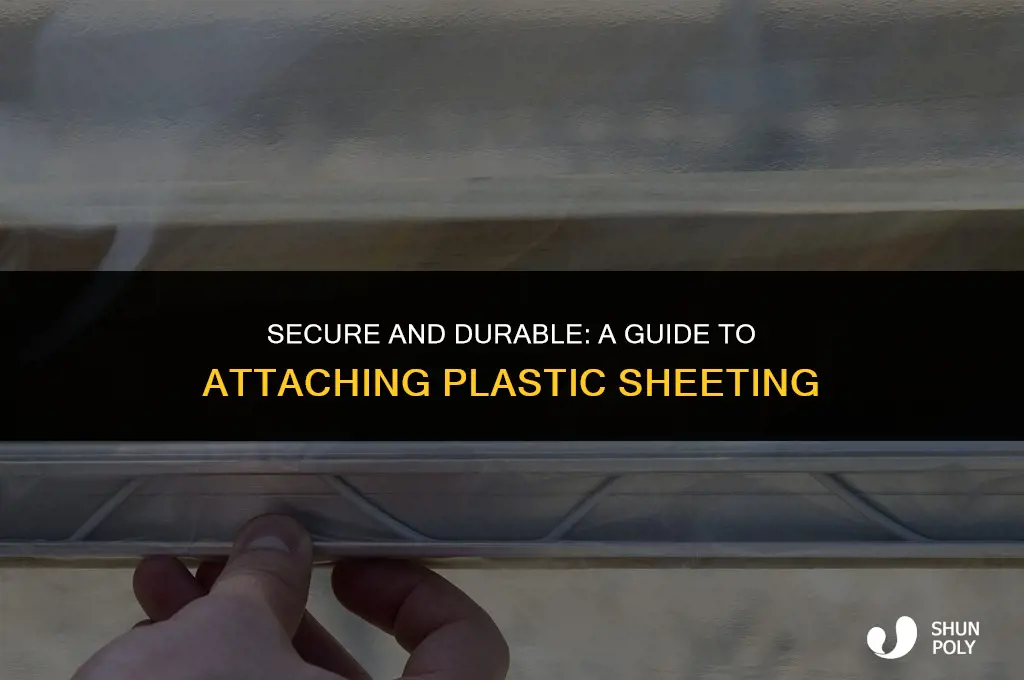 how to attach plastic sheeting