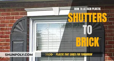 Attaching Plastic Shutters to Brick: A Step-by-Step Guide