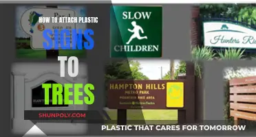Attaching Plastic Signs: Best Ways to Fix Them on Trees