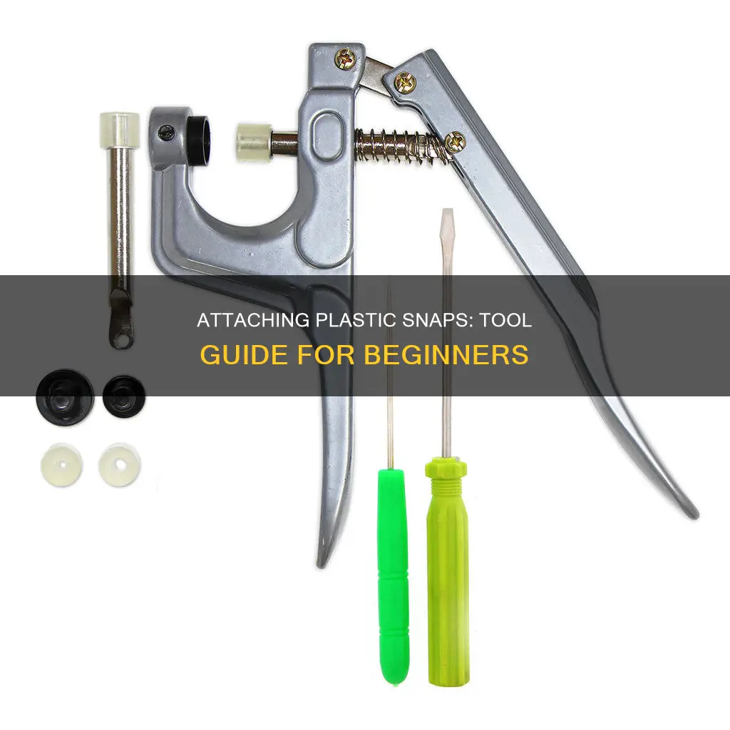 how to attach plastic snaps with tool
