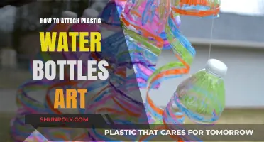 Creative Bottle Art: Attaching Plastic Water Bottles for Unique Crafts
