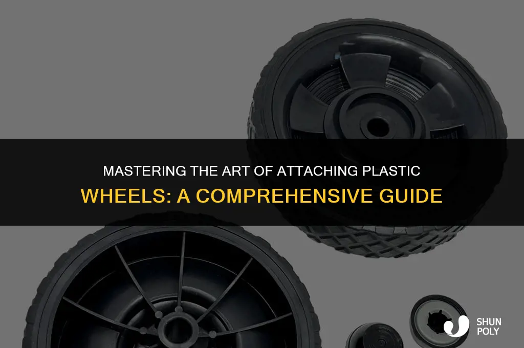 how to attach plastic wheel