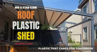 Attaching a Sliding Roof to Your Plastic Shed