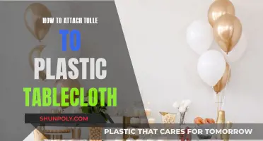 Attaching Tulle to Plastic Tablecloths: Easy Steps for Beginners