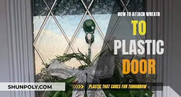 Attaching Wreaths: Plastic Doors, Easy Solutions