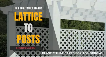 Attaching Plastic Lattice to Posts: A Step-by-Step Guide