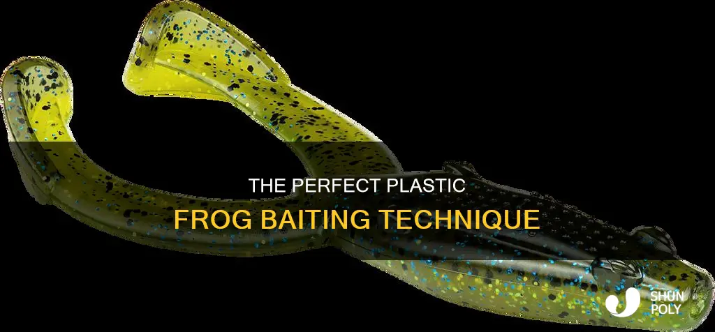 how to bait a plastic frog