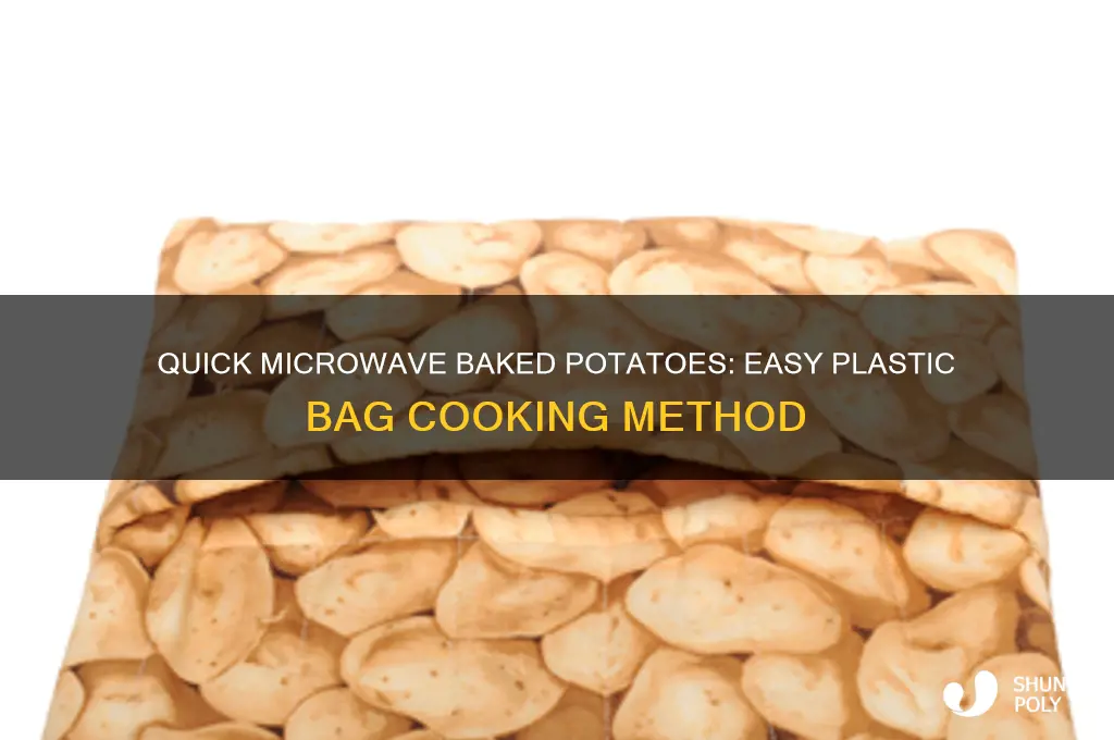how to bake potatoes in microwave plastic bag
