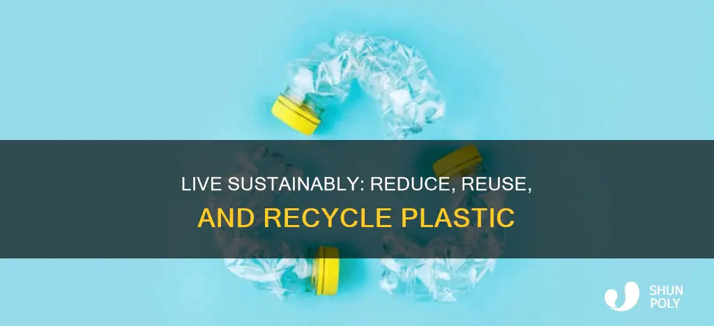 how to be sustainable with plastic