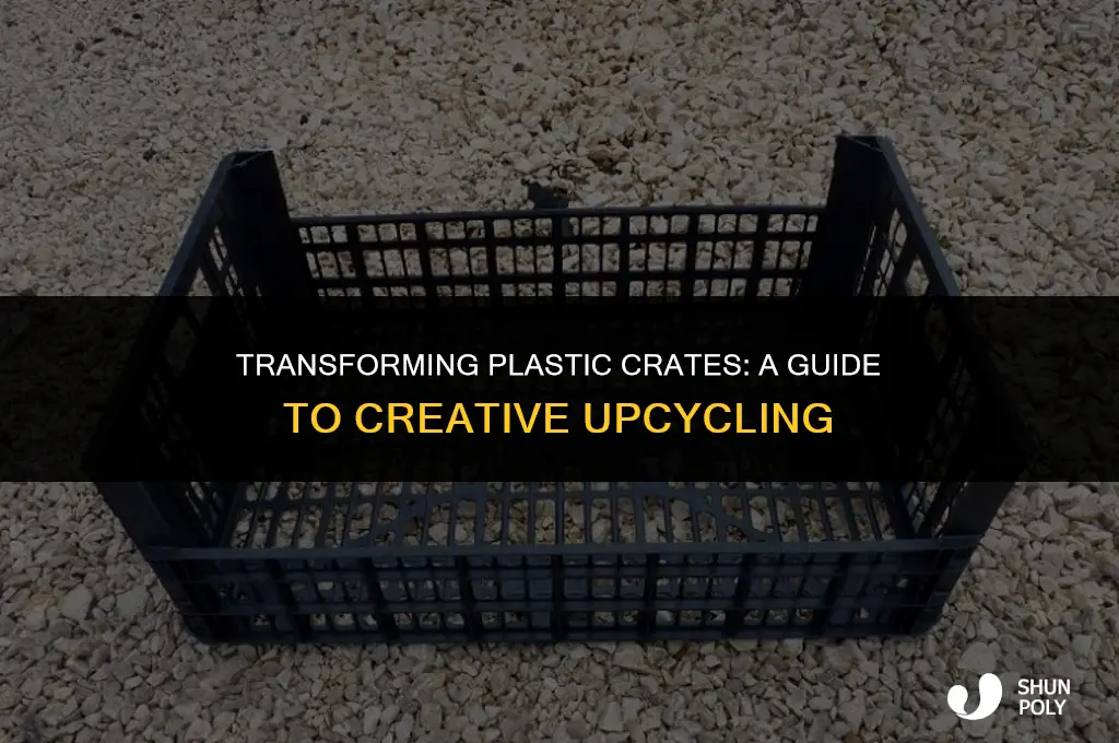 how to beautify plastic crate