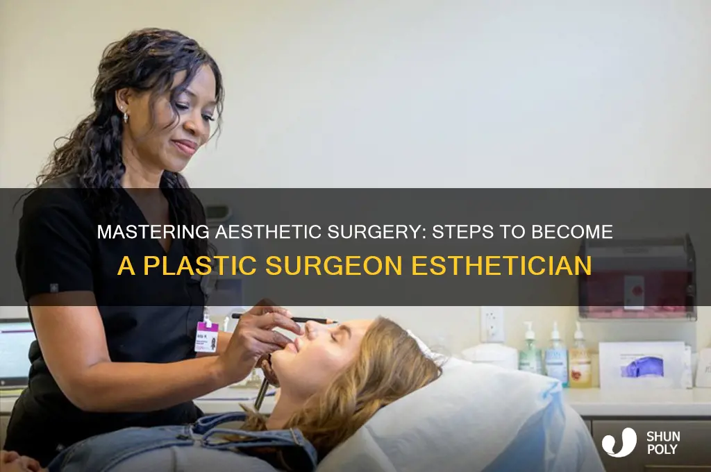 how to become a plastic surgeon esthetician
