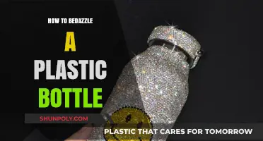 Sparkle Up Your Plastic Bottle: Easy Bedazzling DIY Guide