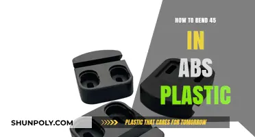 Bending ABS Plastic: Achieving a 45-Degree Angle