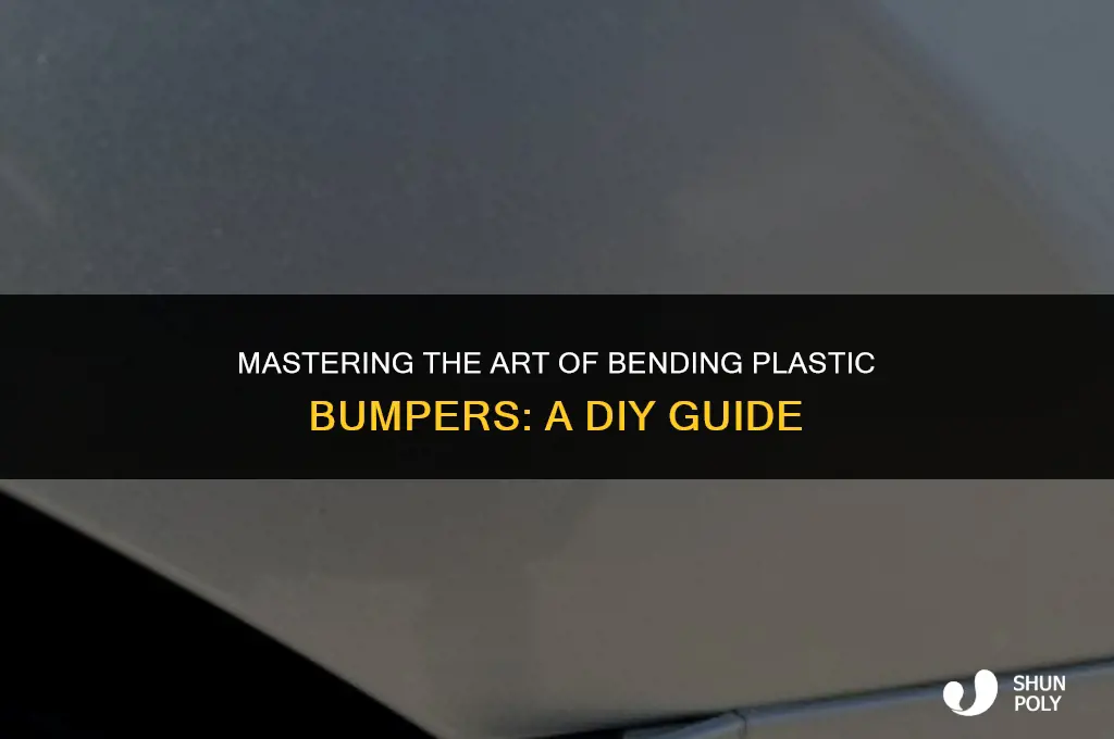 how to bend plastic bumper
