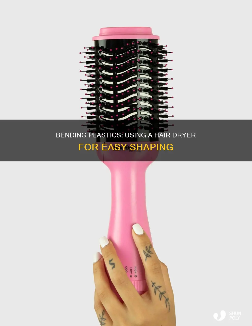 how to bend plastic with hair dryer