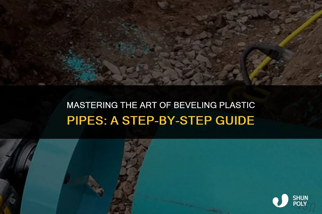 how to bevel plastic pipe