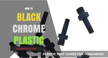 Sleek and Sophisticated: The Art of Black Chrome Plastic Finishing