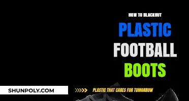 Customizing Football Boots: Blackout Plastic Cleats DIY