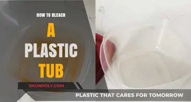 Bleaching a Plastic Tub: Steps to Success