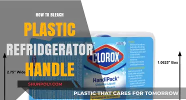 Bleaching Your Fridge: Plastic Handle Makeover