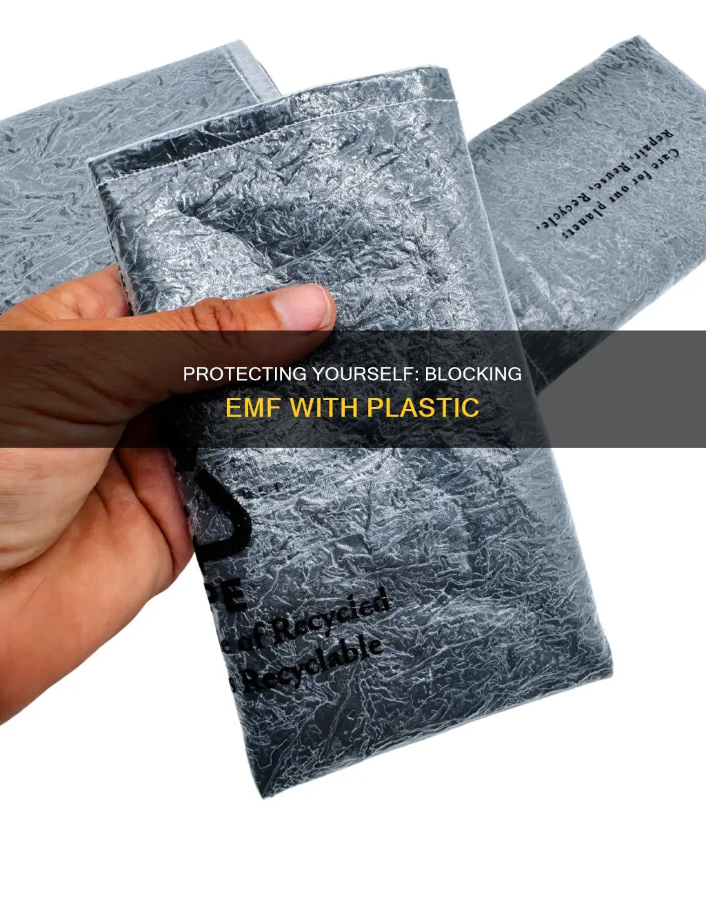 how to block emf radiation plastic