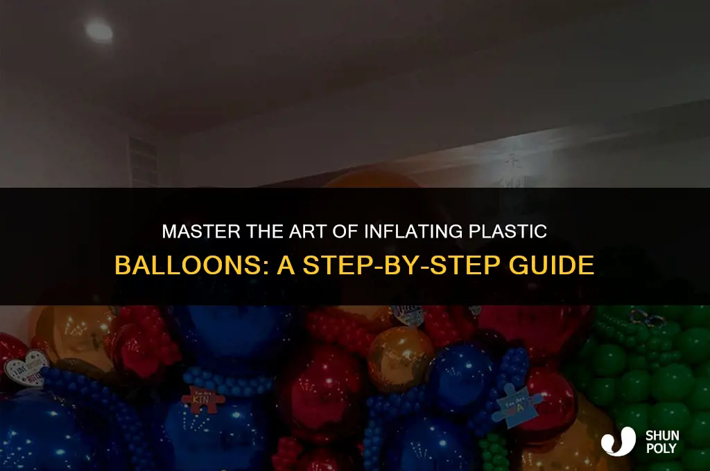 how to blow plastic balloon