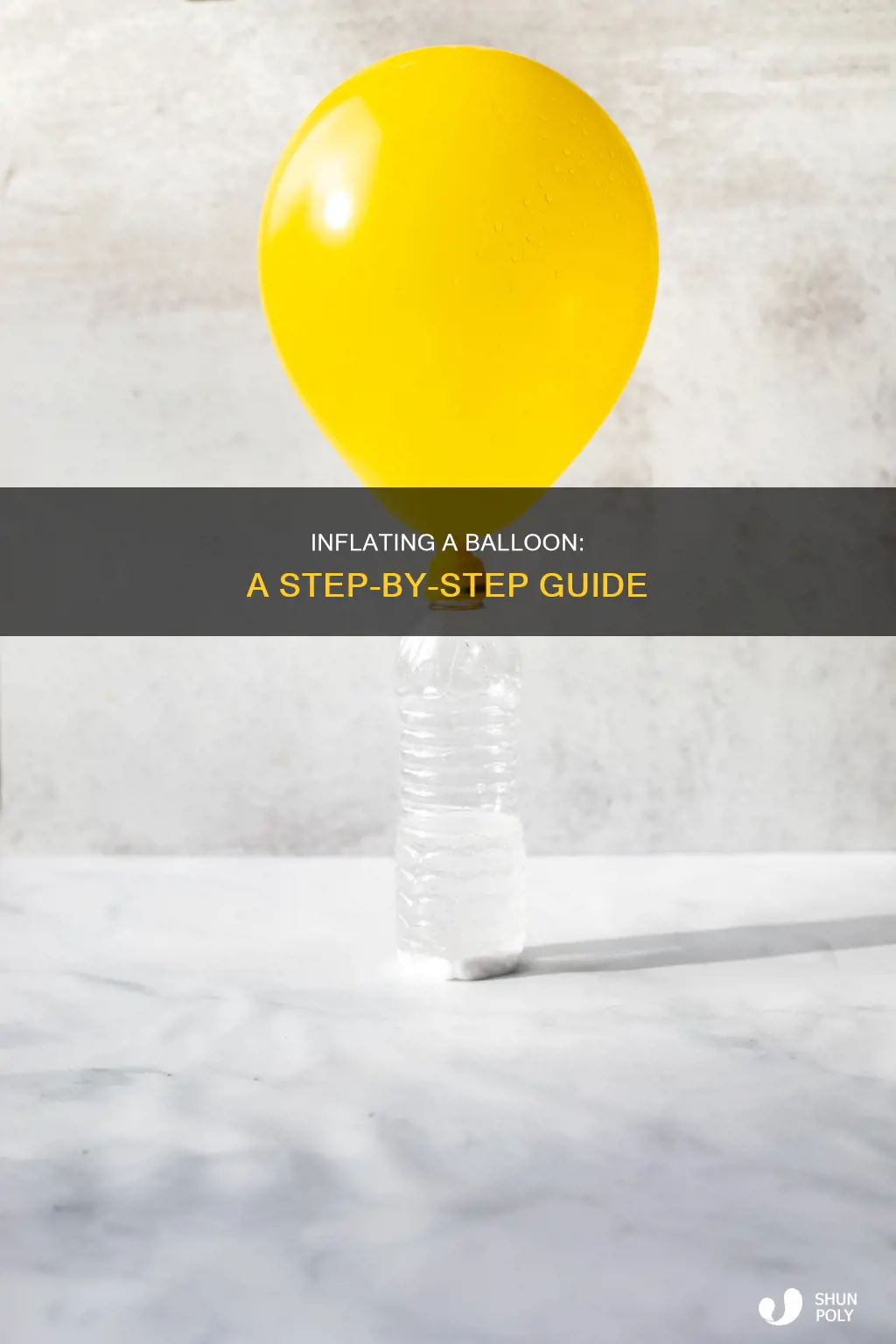 how to blow up a plastic balloon