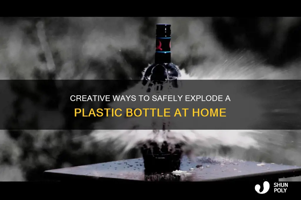how to blow up a plastic bottle