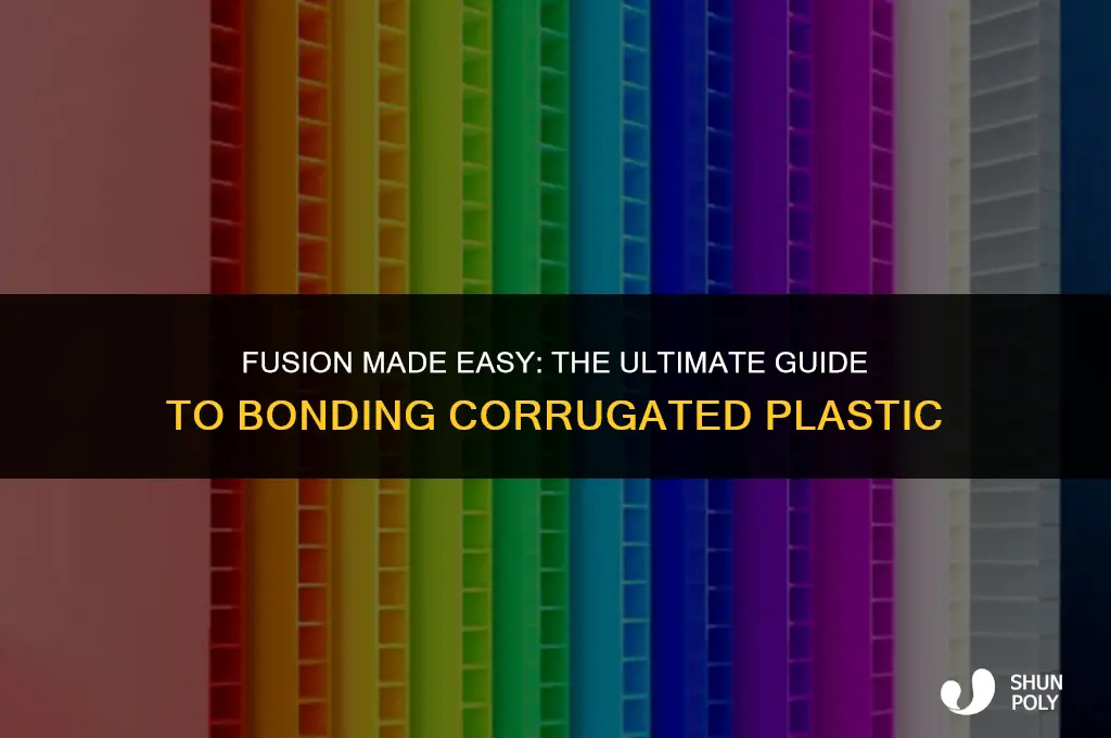 how to bond corrugated plastic