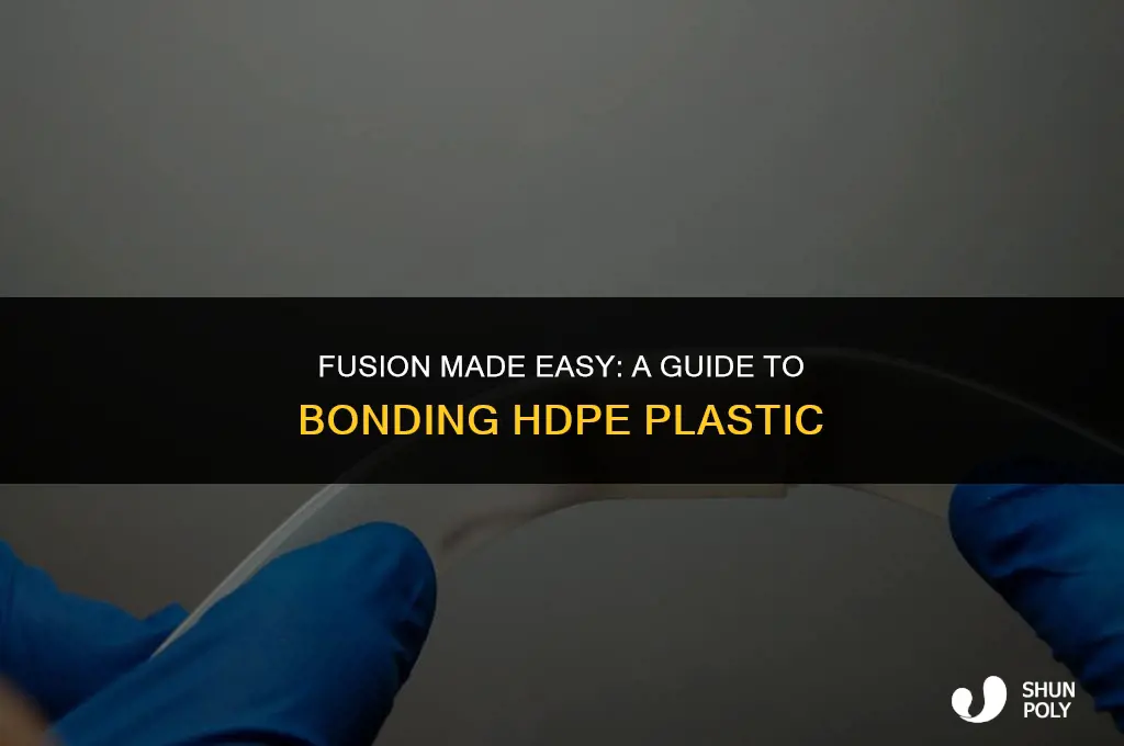 how to bond hdpe plastic