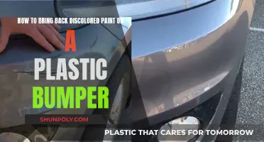 Restore Faded Plastic Bumper Paint Like a Pro