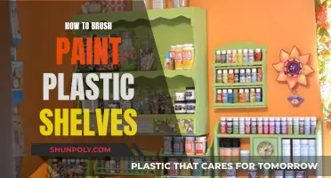 Brush Painting Plastic Shelves: A Step-by-Step Guide