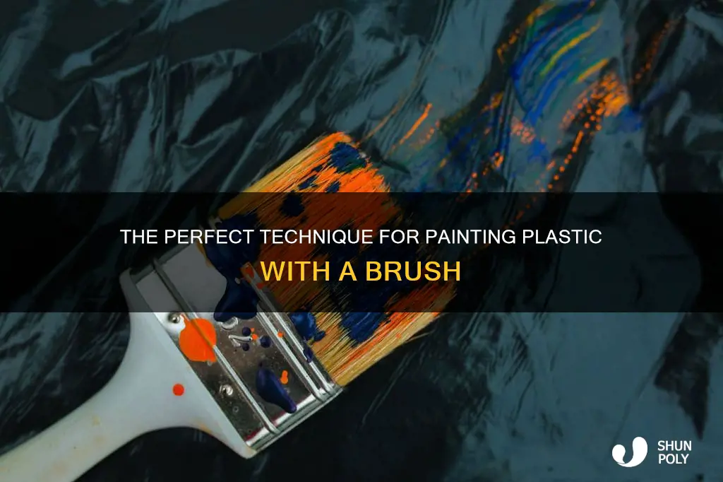 how to brush paint plastic
