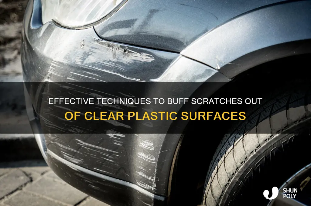 how to buff scratches out of clear plastic