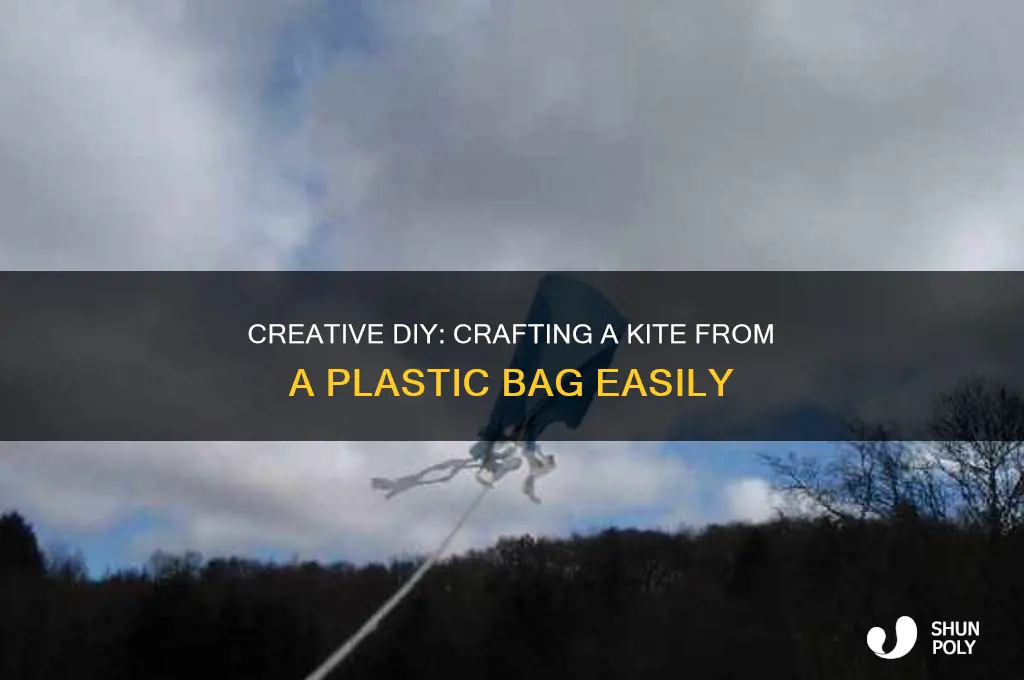 how to build a kite out of a plastic bag
